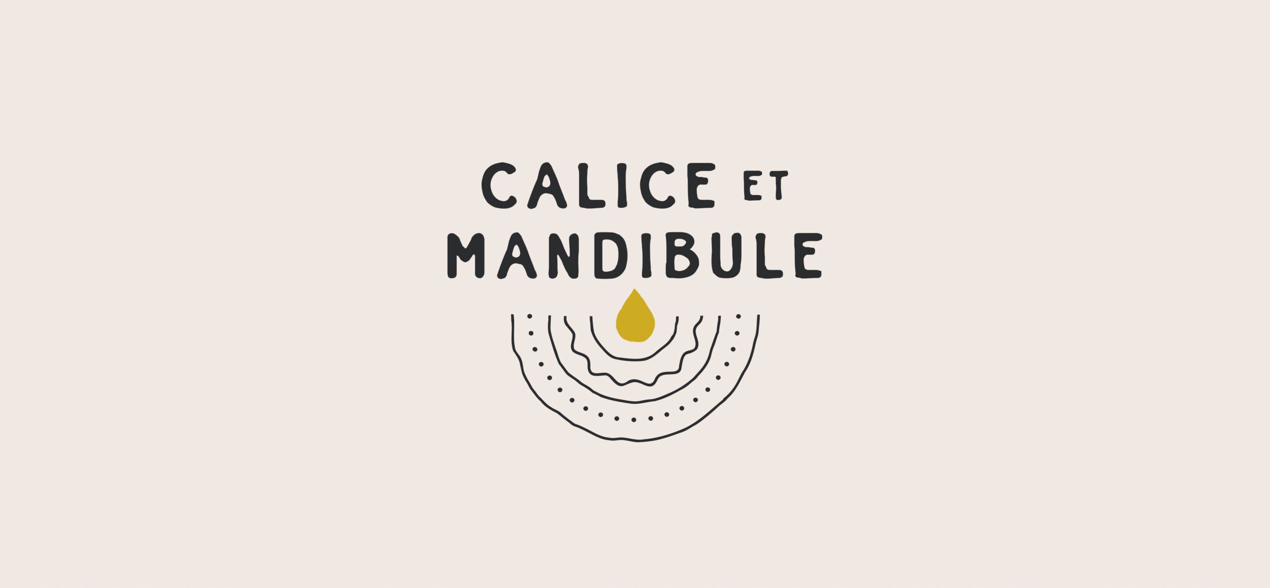 Création du logo Calice & Mandibule