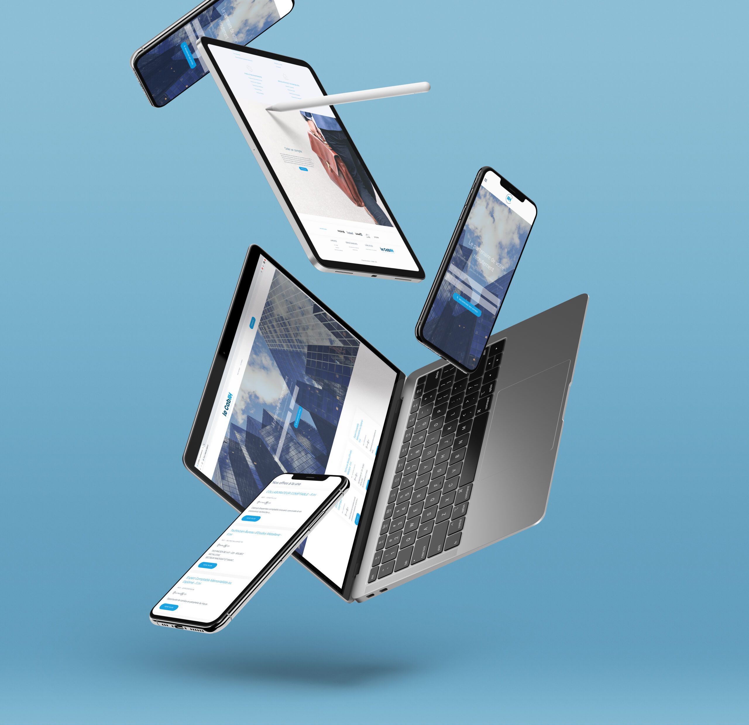 Le CabRH, création du site internet