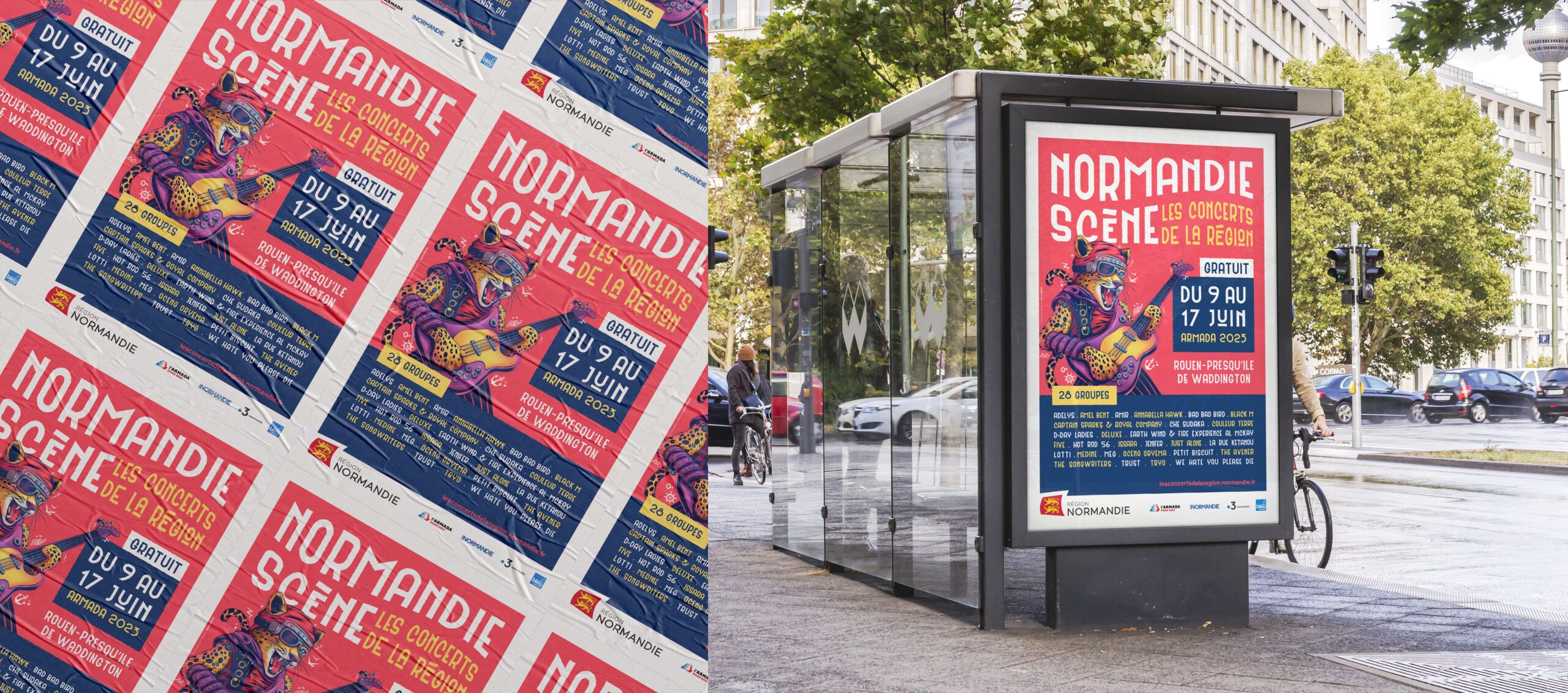 Réalisation du visuel pour Normandie Scène