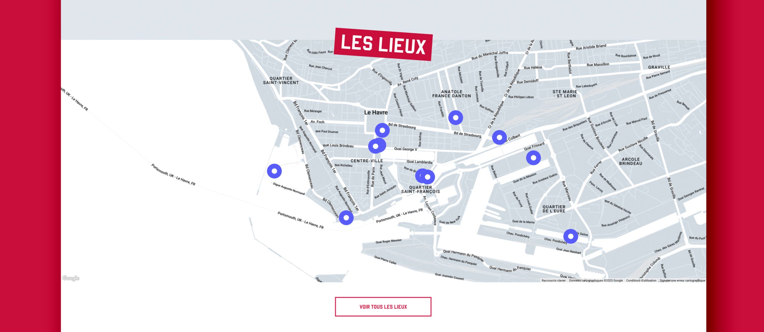 Refonte du site internet Un Été Au Havre