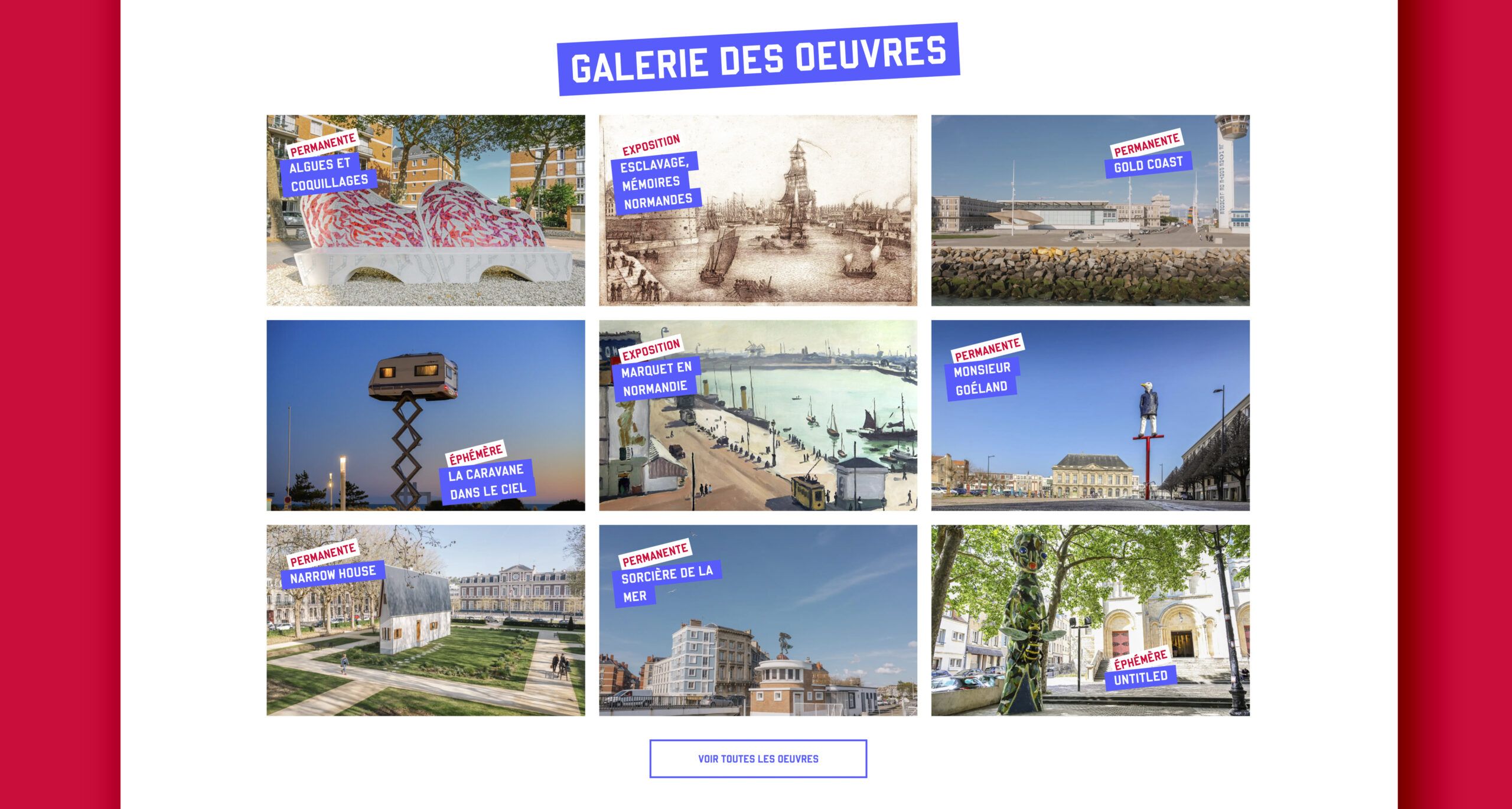 Refonte du site internet Un Été Au Havre