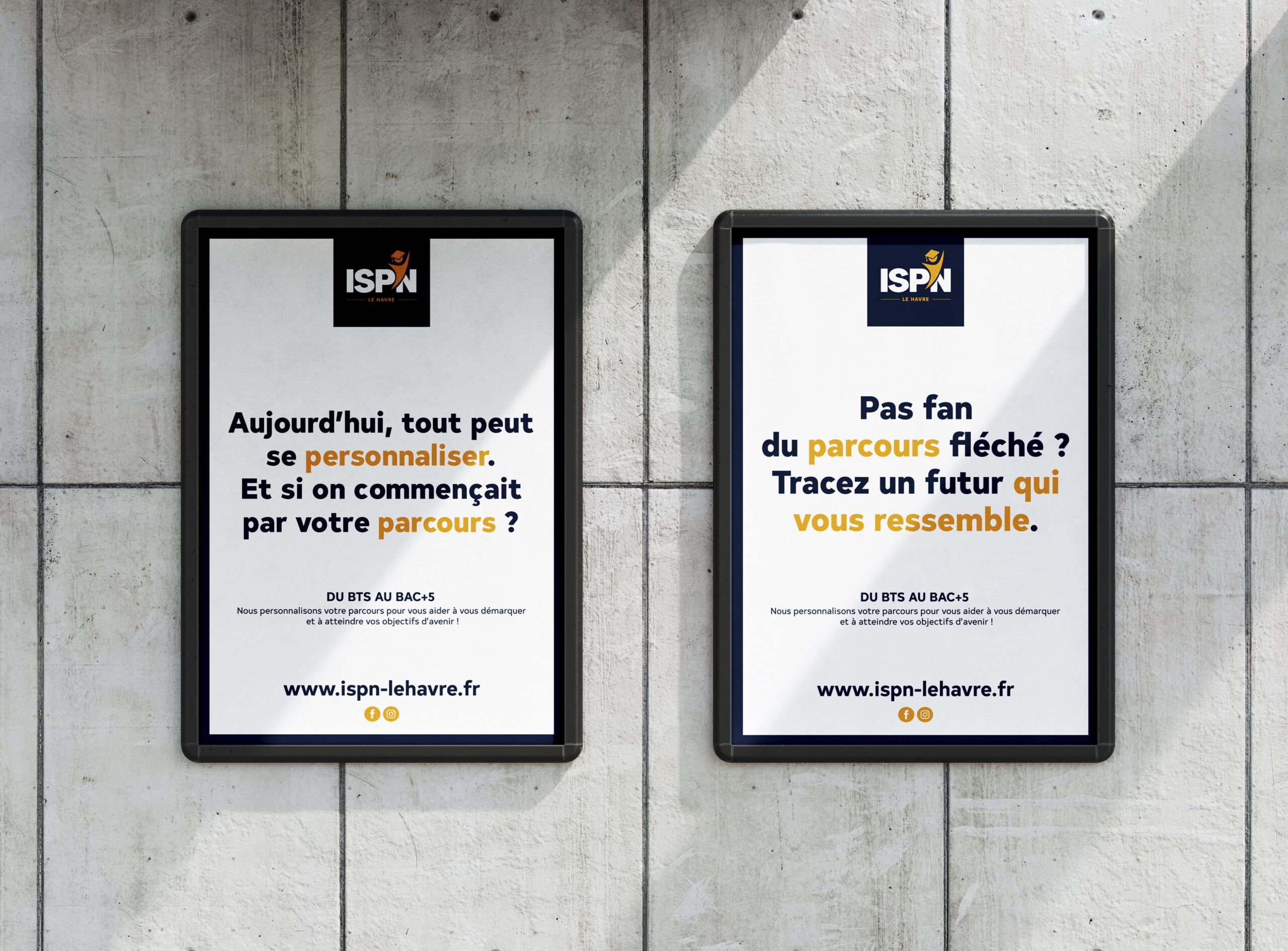 Campagne d'affichage ISPN Le Havre