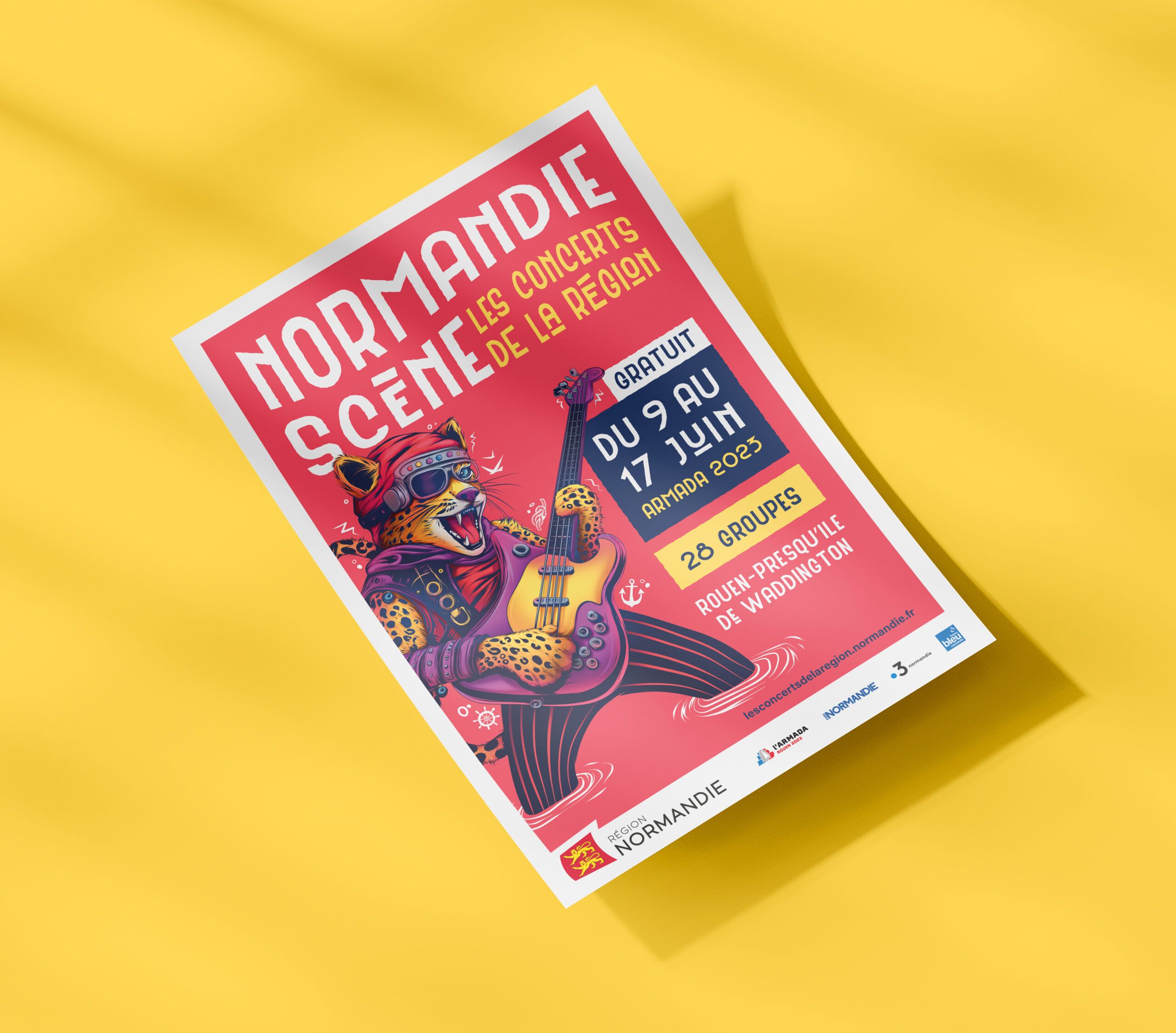 Réalisation du visuel pour Normandie Scène