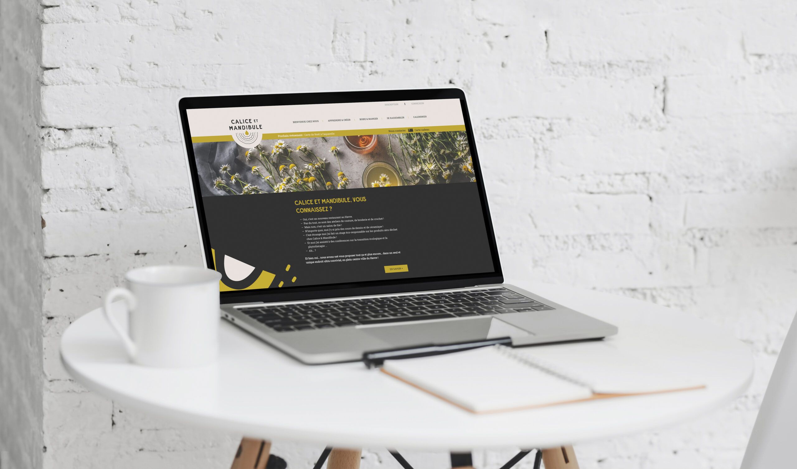 Création du site internet Calice & Mandibule