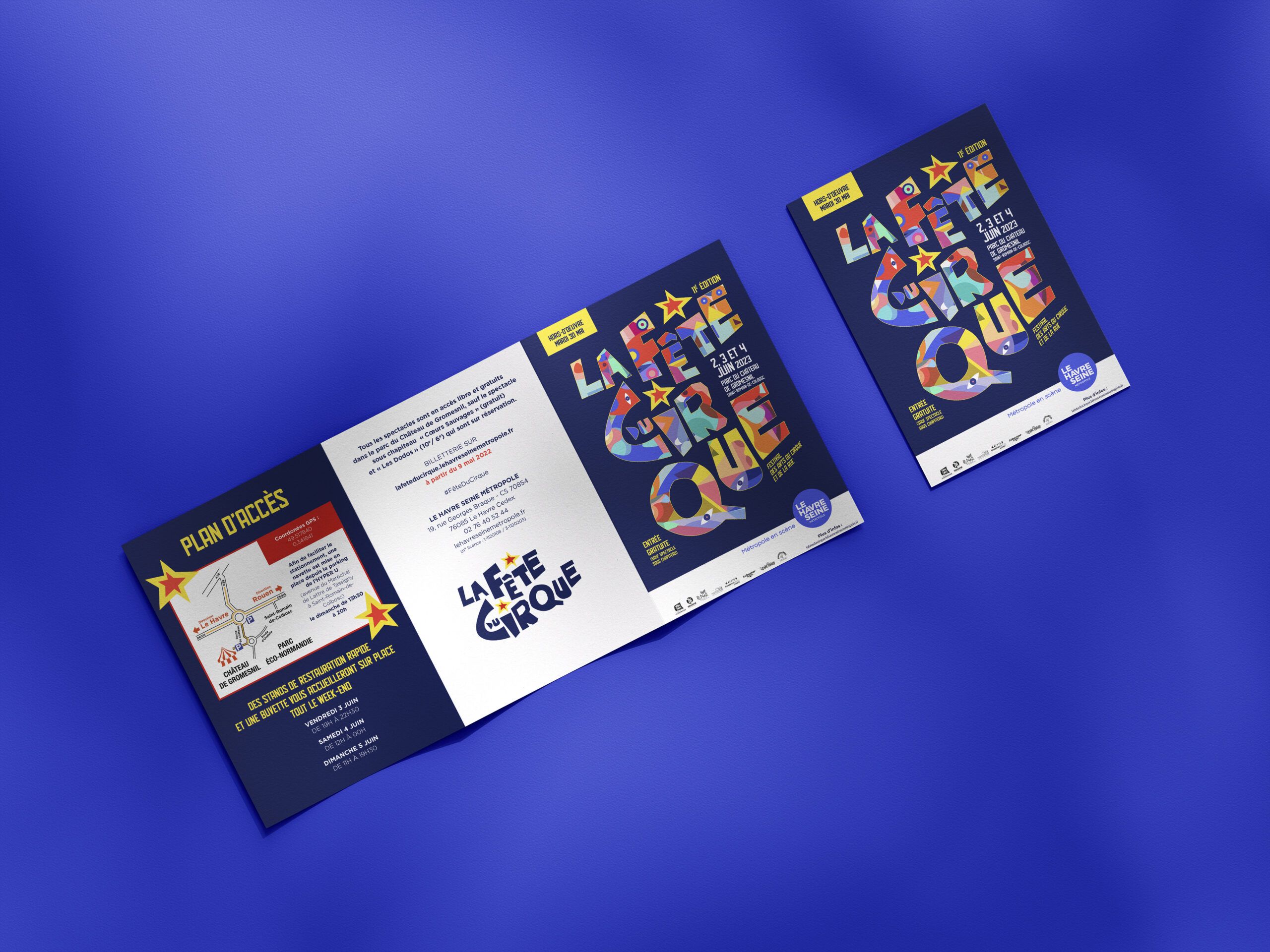 Réalisation de l'affiche La Fête du Cirque
