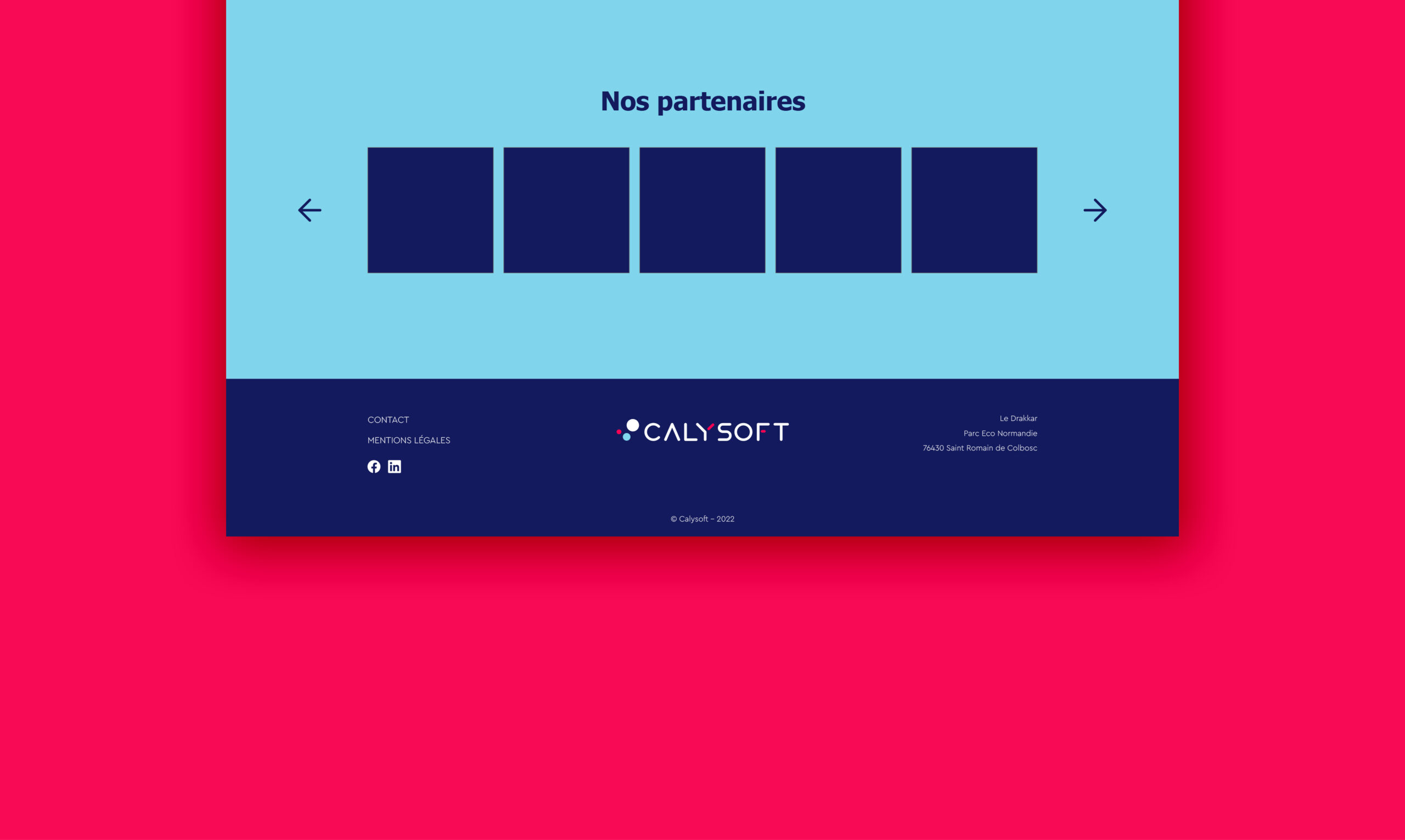 Création site internet Calysoft