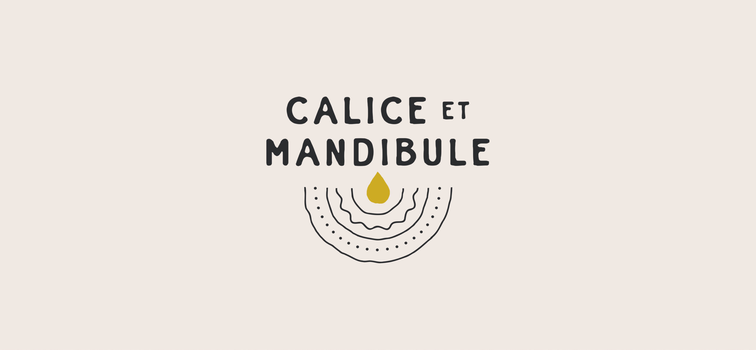 Création du logo Calice & Mandibule