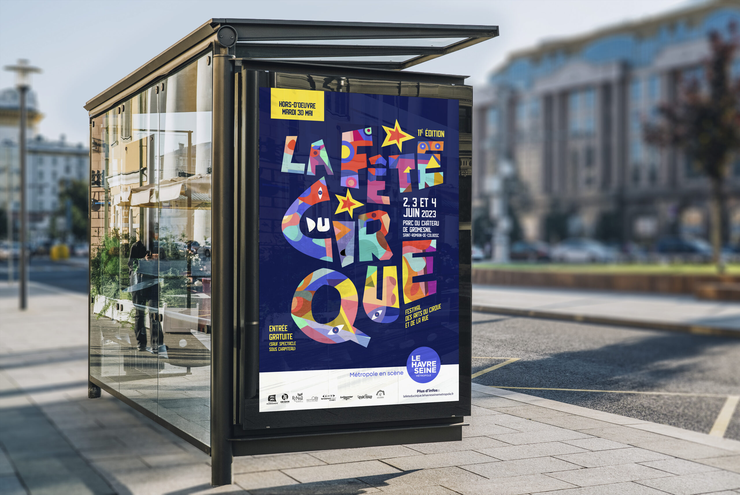 Réalisation de l'affiche La Fête du Cirque